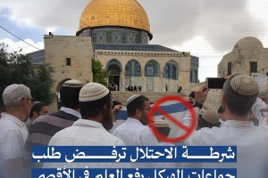 شرطة الاحتلال ترفض طلب جماعات الهيكل رفع العلم في الأقصى