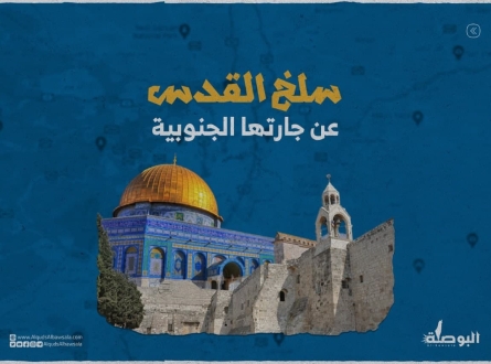 سلخ القدس عن جارتها الجنوبية
