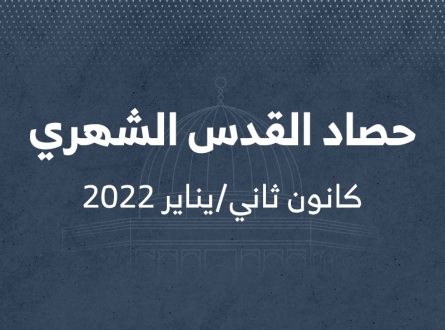حصاد القدس الشهري كانون ثاني/يناير 2022