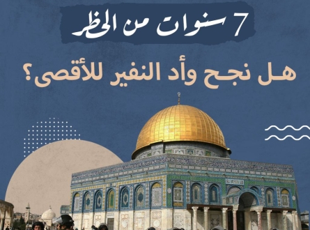 7 سنوات من الحظر هل نجح وأد النفير للأقصى؟