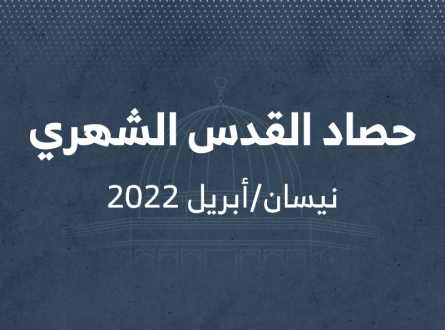 حصاد القدس الشهري نيسان أبريل 2022