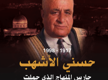 حسني الأشهب .. حارس المنهاج الذي حملت مدارس القدس اسمه