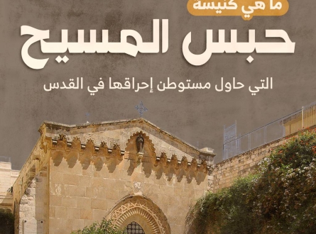 ما هي كنيسة "حبس المسيح" التي حاول مستوطن إحراقها في القدس