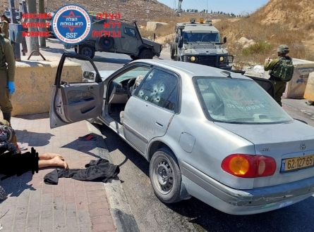 إصابة شاب بزعم محاولته تنفيذ عملية دهس بالخليل