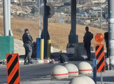 إصابة شاب برصاص الاحتلال بزعم محاولته الطعن قرب القدس