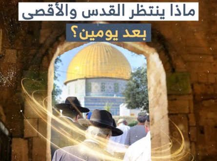 ماذا ينتظر القدس الأقصى بعد يومين؟