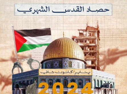 حصاد القدس لشهر يناير/كانون ثاني 2024