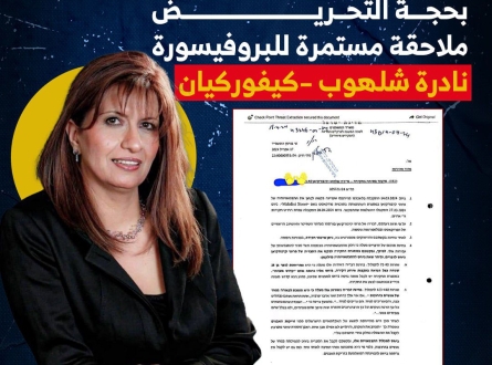 نادرة شلهوب.. ملاحقة مستمرة