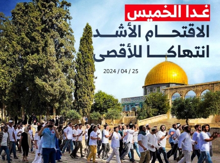 غدا الخميس الاقتحام الأشد انتهاكا للأقصى