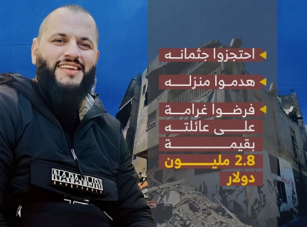 الاحتلال يفرض غرامة مالية على عائلة شهيد مقدسي