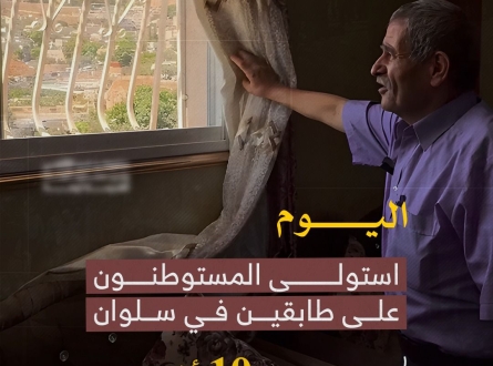 مستوطنون يستولون على بناية في حي بطن الهوى