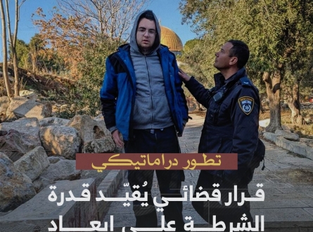 قرار قضائي يقيد قدرة الشرطة على إبعاد المقتحمين عن الأقصى