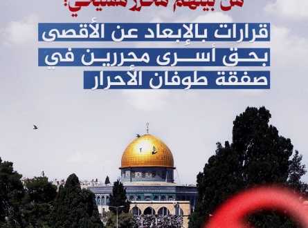 قرارات بالإبعاد عن الأقصى بحق أسرى محررين