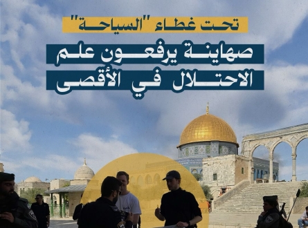 تحت غطاء السياحة.. صهاينة يرفعون علم الاحتلال في الأقصى