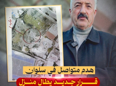 قرار هدم جديد يطال منزل الباحث المقدسي أبو دياب