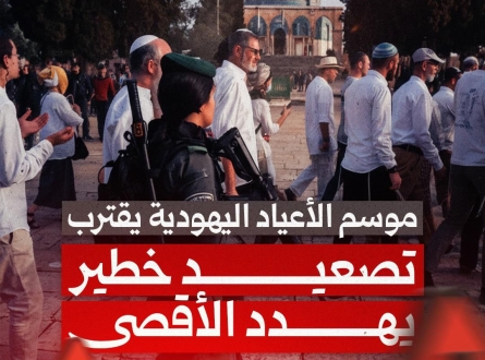 موسم الأعياد اليهودية يقترب.. تصعيد خطير يهدد الأقصى