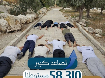 أكثر من 58 ألف مستوطنا اقتحموا الأقصى في السنة العبرية المنصرمة