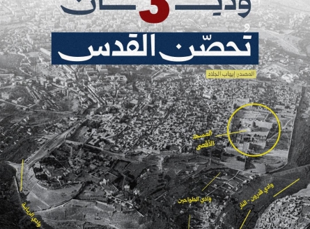 3 وديان تحصن القدس