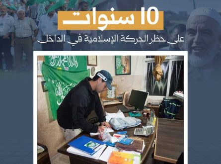 10 سنوات على حظر الحركة الإسلامية في الداخل المحتل