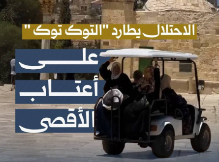 الاحتلال يطارد "التوك توك" على أعتاب الأقصى