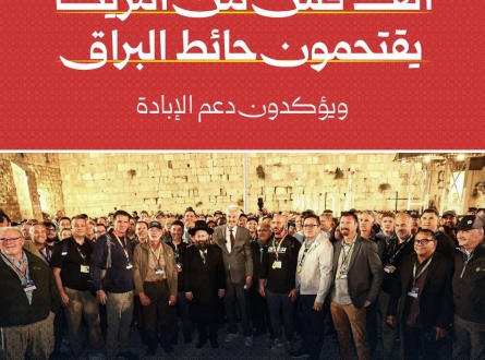 ألف قِسٍّ مسيحي يقتحمون حائط البراق المحتل