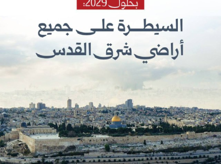 السيطرة على جميع أراضي شرق القدس