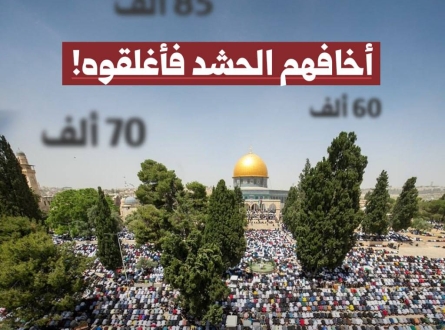 أخافهم الحشد في الأقصى فأغلقوه!