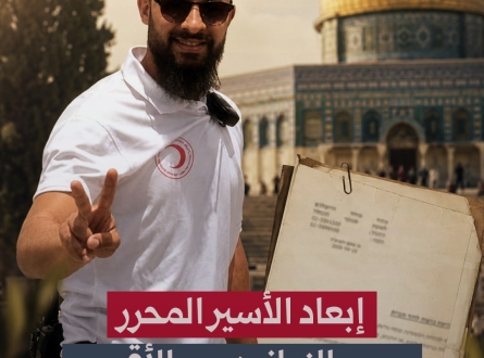 إبعاد الأسير المحرر زعانين عن الأقصى