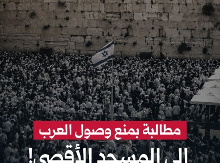 مطالبة بمنع وصول العرب إلى الأقصى